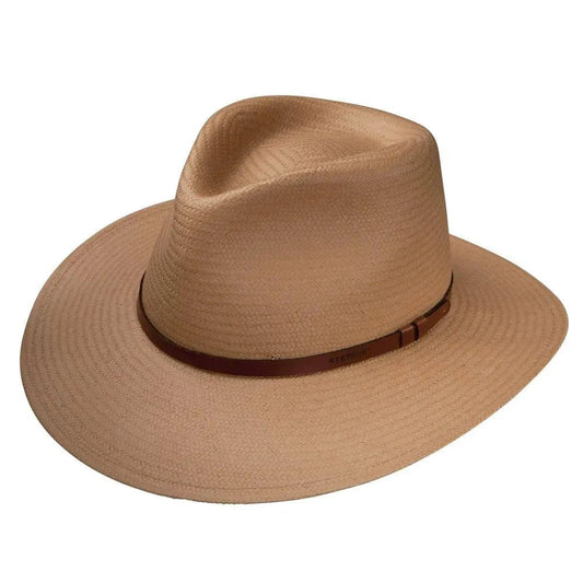 Stetson Limestone - Panama Straw Fedora Hat