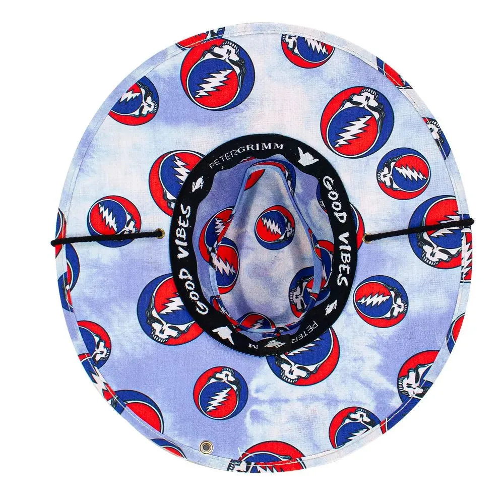 Peter Grimm Grateful Dead SYF (Steal Your Face) Resort - Cotton Lifeguard Hat