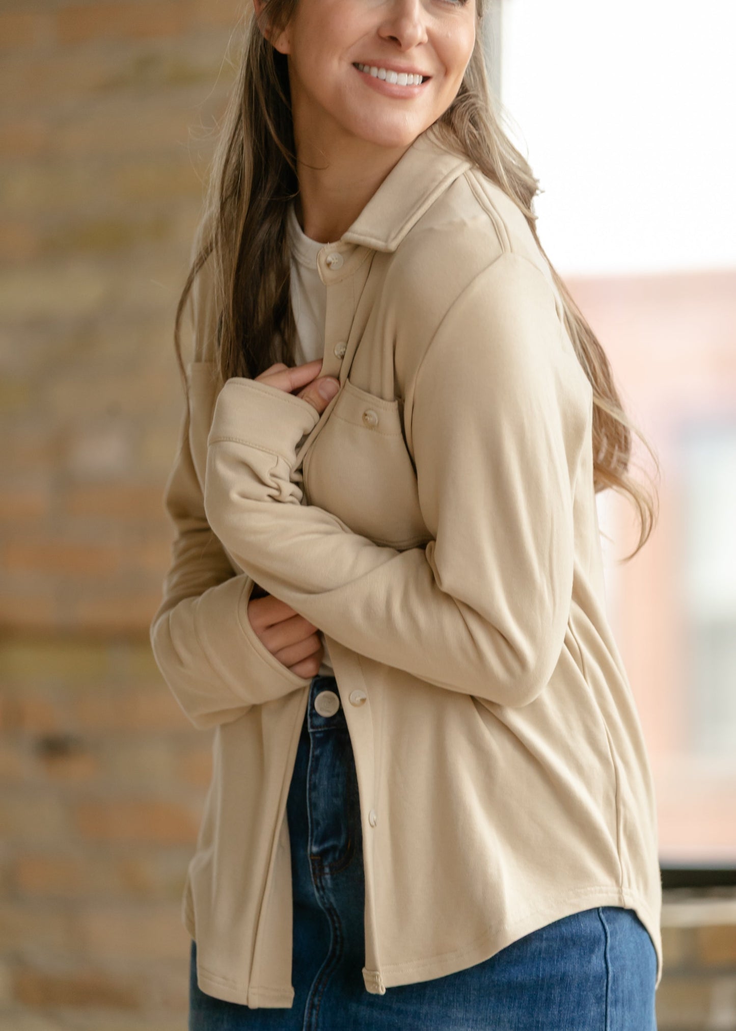 Taylor Ultra Soft Button Front Shirt - FINAL SALE