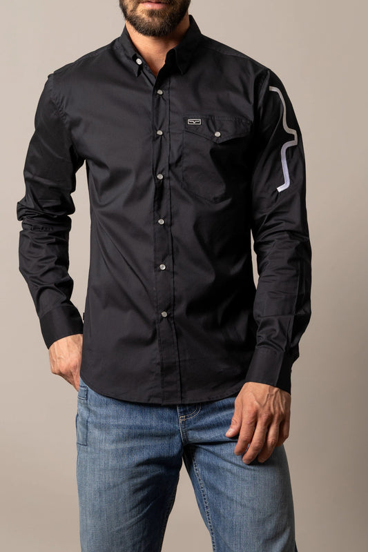 Kimes Ranch Talbott Black Button Up Shirt by Wild West Outfitters