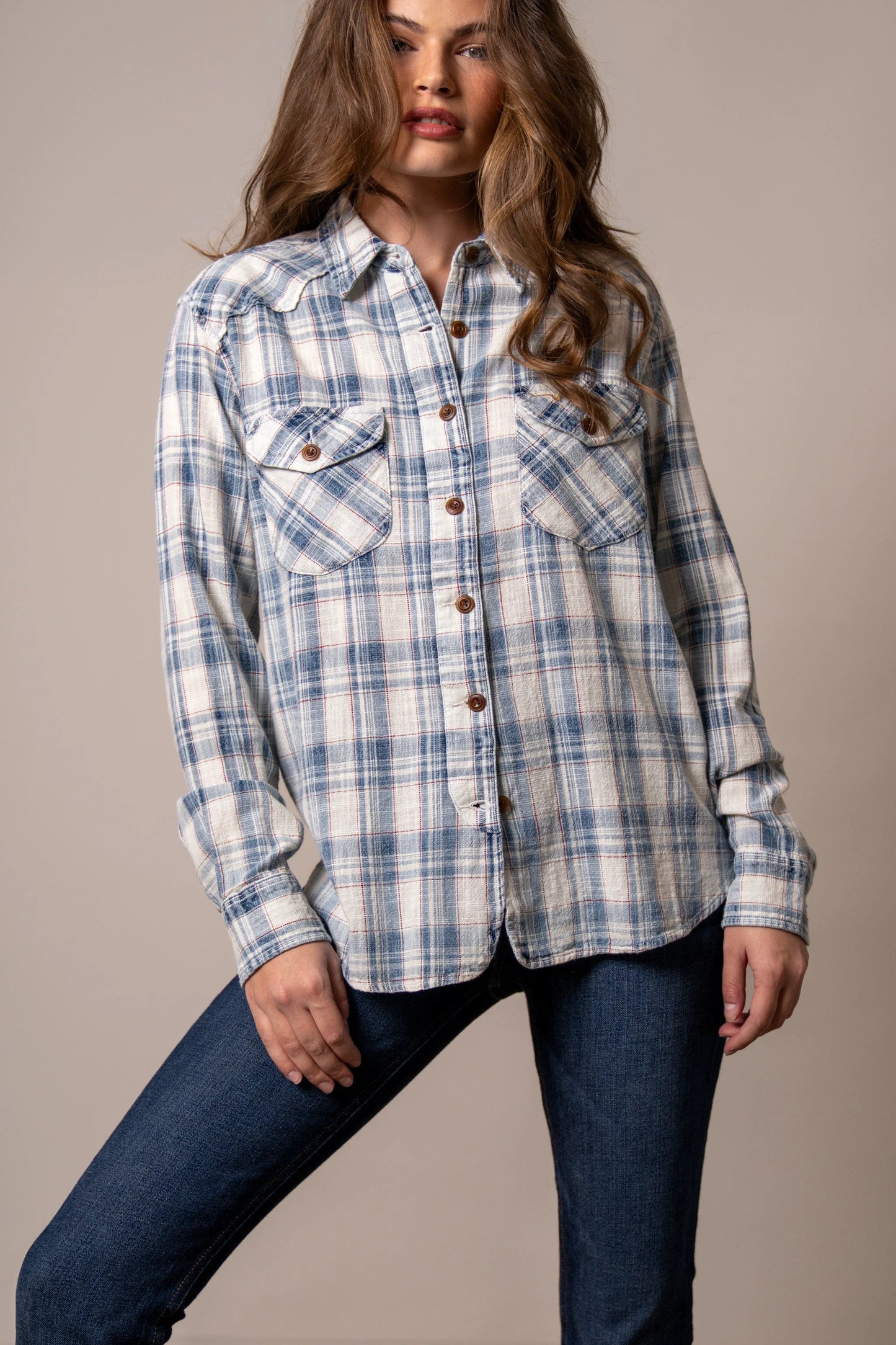 Kimes Ranch Gwen Pristine Button Up Shirt by Wild West Outfitters