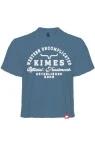 Kimes Ranch Carbon Blue Womens T Shirt Graphic Tee Lightweight Cotton Everyday Casual Top by Wild West Outfitters