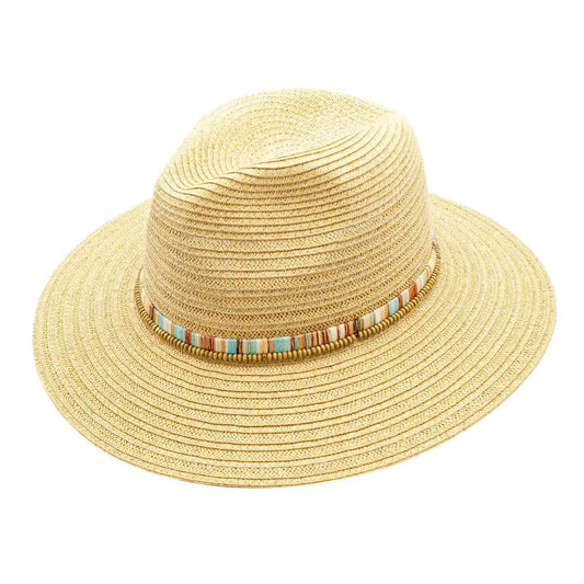 Peter Grimm Villas - Womens Straw Fedora Hat