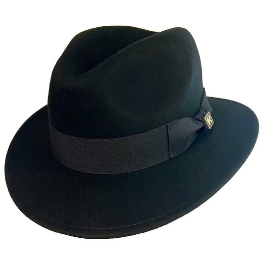 Deadwood Trading South Side - Crushable Soft Wool Fedora Hat