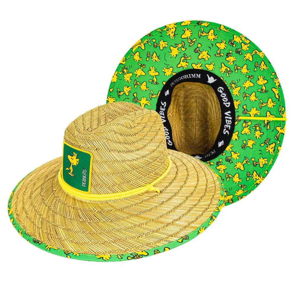 Peter Grimm Peanuts Woodstock LG - Rye Straw Lifeguard Hat