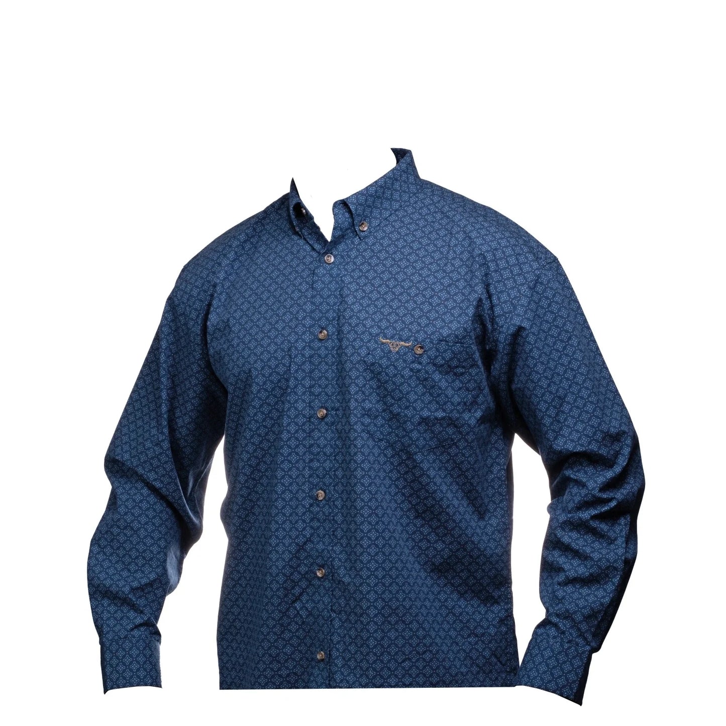 Bullhide Western Shirt ( Blue Diamond ) - Men's Western Shirt